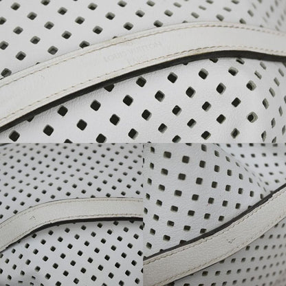 Louis Vuitton Noe Shoulder Bag Perforated Leather White 13ka919