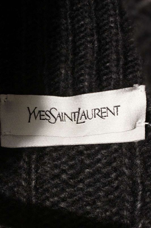 Yves Saint Laurent 247587 Y2h0q Alpaca-blend Mohair Long Cardigan Women M