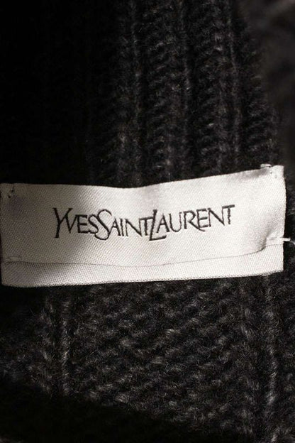 Yves Saint Laurent 247587 Y2h0q Alpaca-blend Mohair Long Cardigan Women M