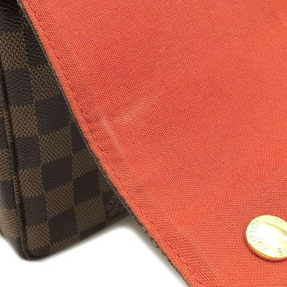 Louis Vuitton Shoulder Bag Naviglio Damier Ebene Canvas Damier Gold Hardware