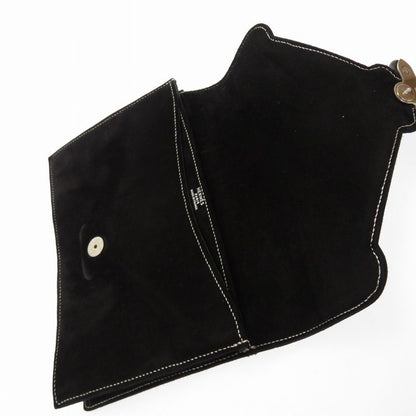 Hermes Navette Silver Stitching Que