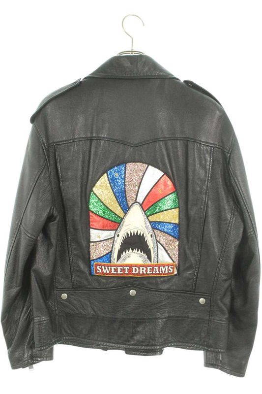 Saint Laurent Paris 17SS 455922 Y5nq1 Sweet Dream Shark Decorated Leather