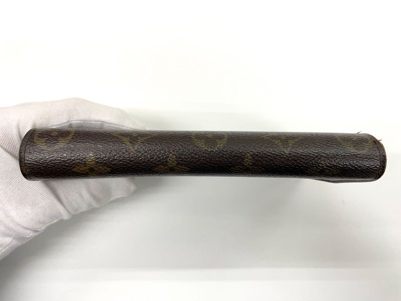 Louis Vuitton Monogram Pochette Portmonnaie Cles Di Long Wallet M61726 Brown