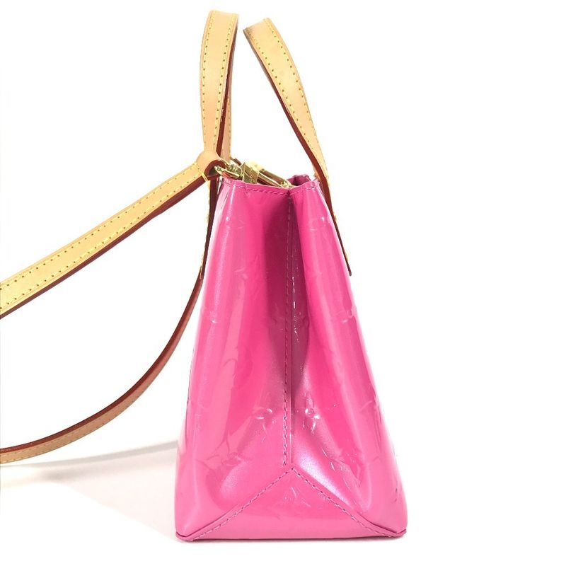 Louis Vuitton Shoulder Bag Reed PM M24028 Monogram Vernis Neon Pink