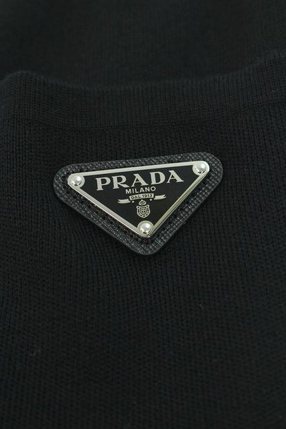 Prada 23SS Ump129 Triangle Plate Silk Blend Track Long Pants Men's 48