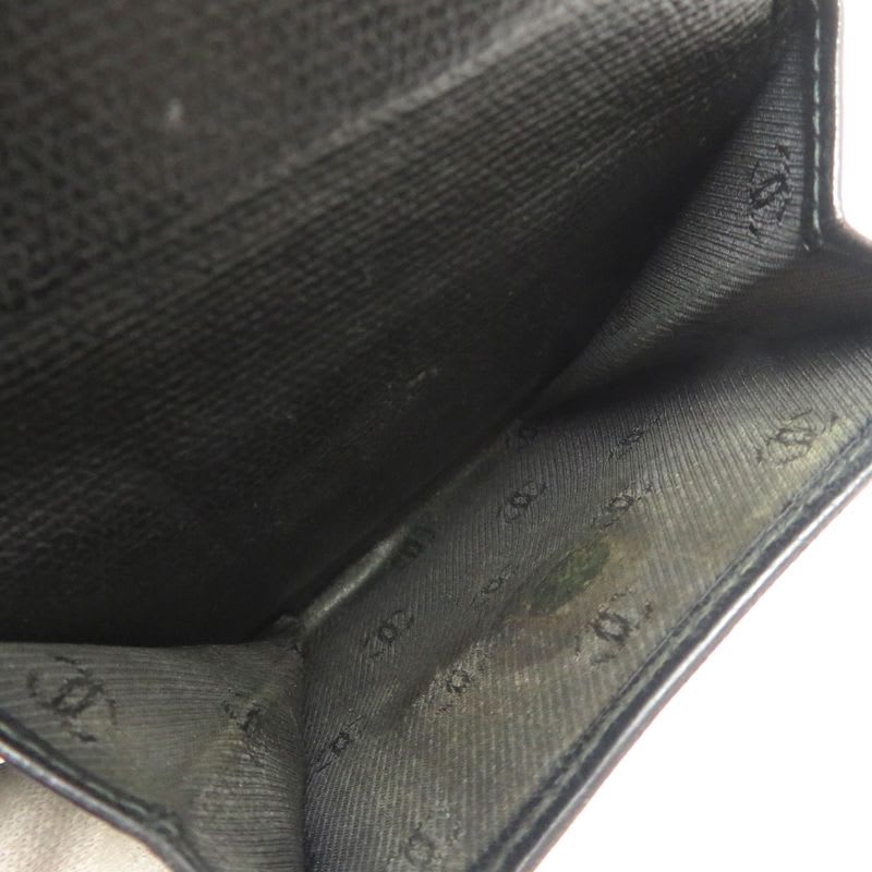 Chanel Bifold Twist Black Wallet