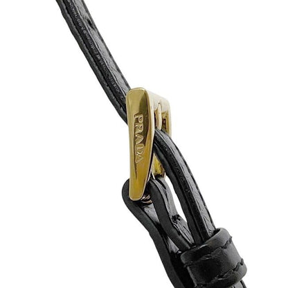 Prada Semi Shoulder Bag Black NERO Reedition2002