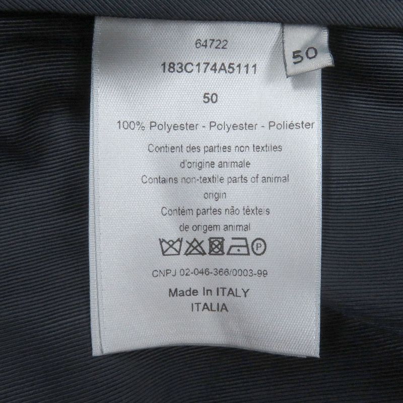 DIOR Homme 183c174a5111 Zip Design Nylon Cargo Pants Military Pants Navy 50