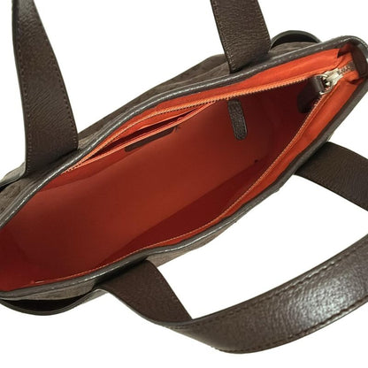 Bvlgari Handbag Logomania Dark Brown Leather