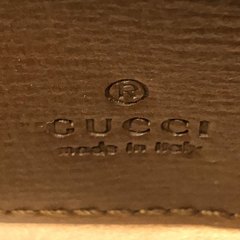 Gucci Horsebit Shoulder Strap Wallet - Beige Brown - Women's