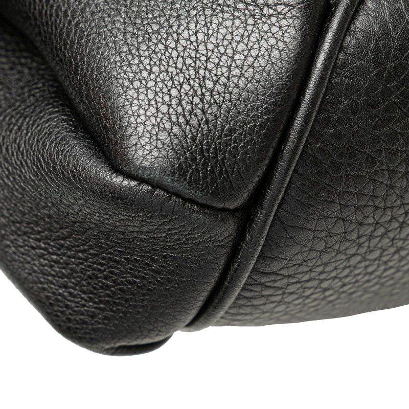 Gucci Interlocking G 232935 Black Leather Women's Gucci