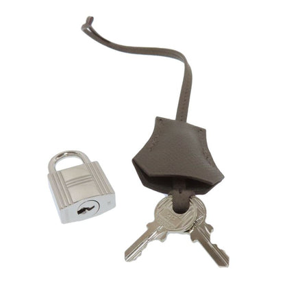 Hermes Birkin 30 Etan Silver Hardware Handbag Epson Women