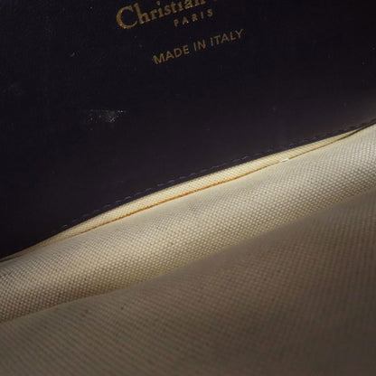 Christian DIOR Chain Wallet With Trotter Pattern Long Wallet With Coin Purse