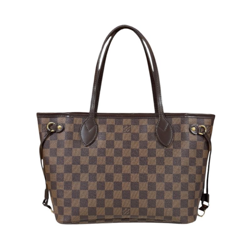 Louis Vuitton Neverfull PM Damier Tote Bag Damier Canvas N41359 Brown Ladies