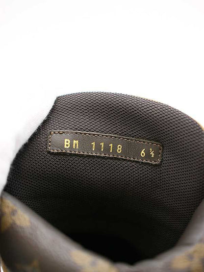 Louis Vuitton 19ss LV Creeper Line Ankle Leather Boots Brown 6 1 2