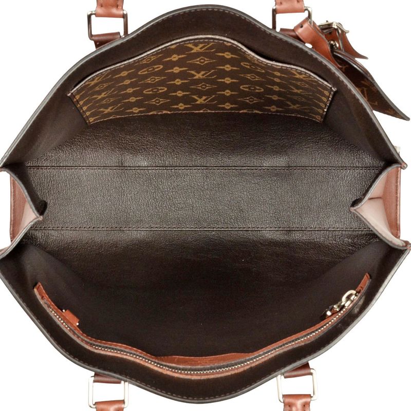 Louis Vuitton Sac Pla Tote Nomade M52687 Brown Nz3119 Ombre Leather Calf Men's