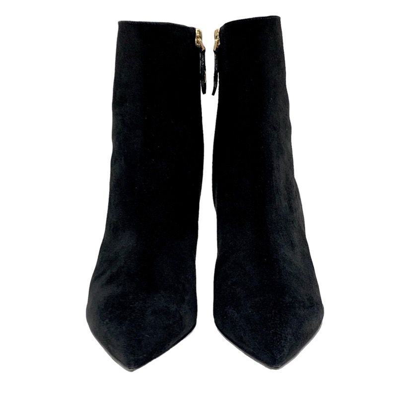 Unused Louis Vuitton Ultimate Line Short Boots Ankle Boots Monogram Heel Suede