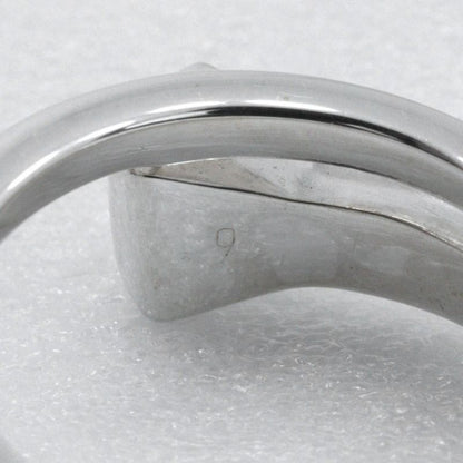 Gucci Nail Motif Silver 925 Size 9 Ladies 5.2g Ring