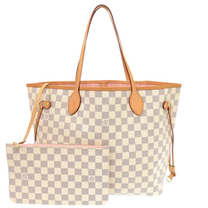 Louis Vuitton New Shape Neverfull MM Damier Azure Rose Ballerine N41605 Tote