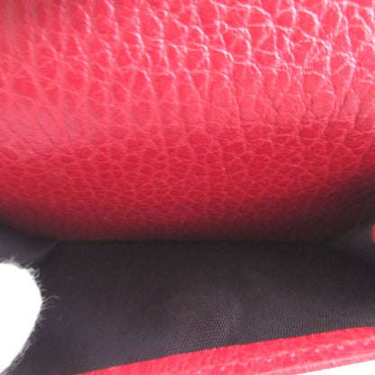 Gucci GG Marmont 523277 Compact Wallet Leather Red Bifold Wallet 0981 Gucci