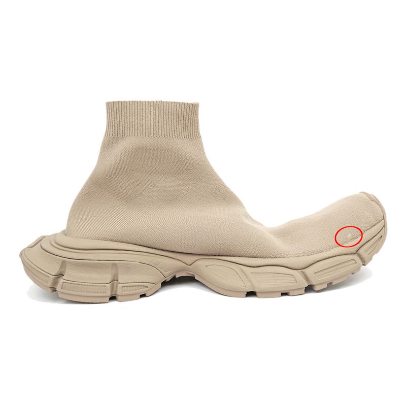 Balenciaga 3XL Knit Socks Sneakers - 758483 Beige Size 28.5 Men's Shoes