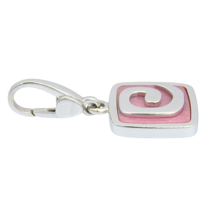 Bvlgari Bulgari Design Rhodochrosite Pendant Top 18K White Gold 750 White Gold