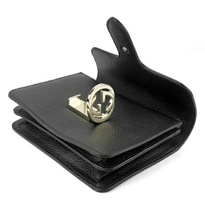 Gucci Shoulder Bag Dollar Calf Black