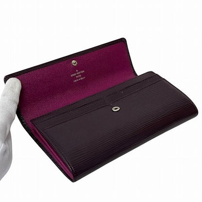 Louis Vuitton Epi Portefeuille Sarah M6374k Long Wallet Women