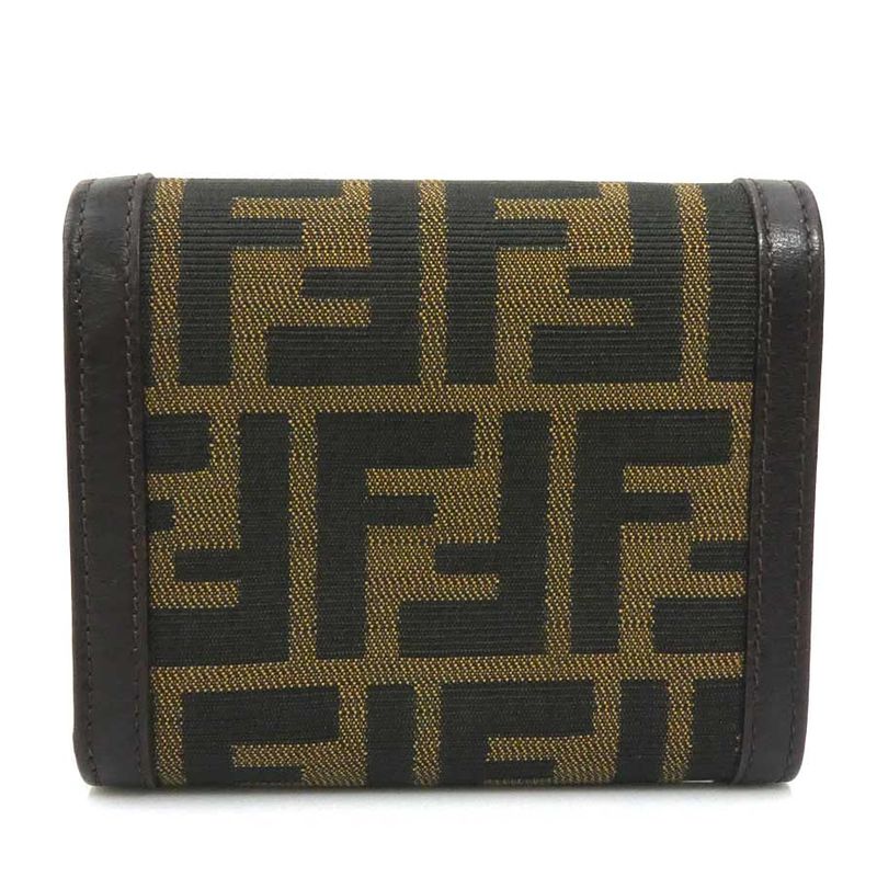 Fendi Trifold Wallet Zucca