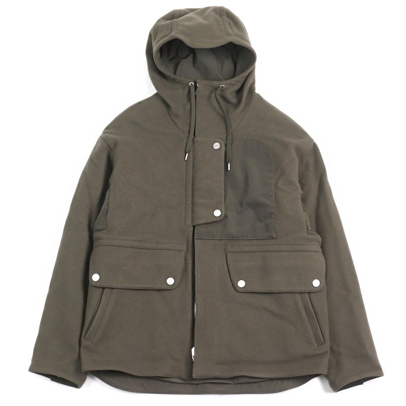 Hermes 24AW H462120hb 100% Wool Serie Buttons Water-repellent Nylon Switch