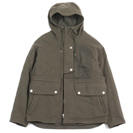 Hermes 24AW H462120hb 100% Wool Serie Buttons Water-repellent Nylon Switch