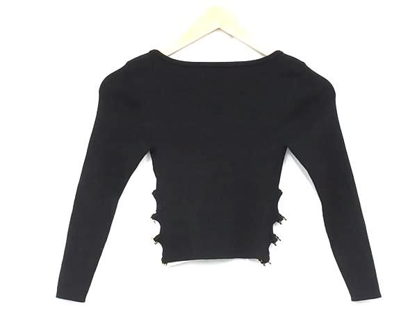 Celine Triomphe Silk And Cotton Long Sleeve Top Size S Clothing Women's Black