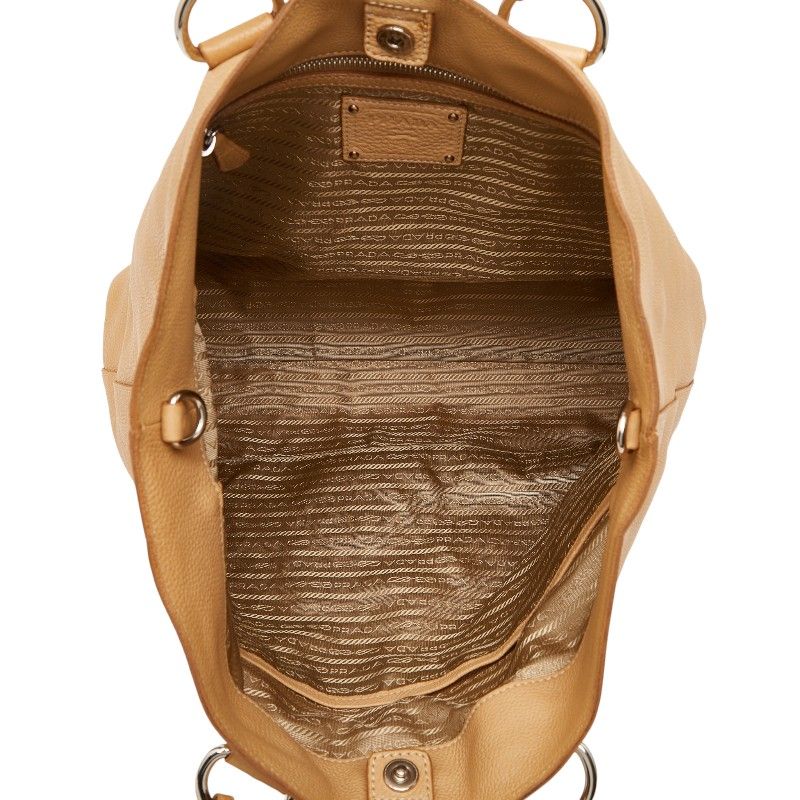 Prada Bn1713 Beige Leather Women's Prada