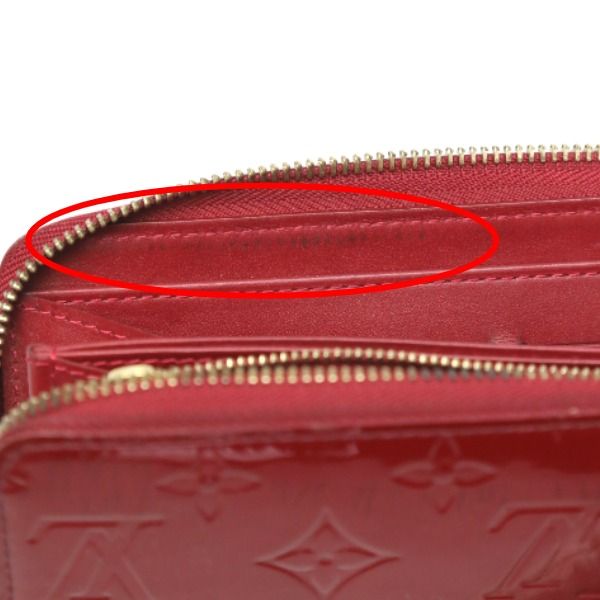 Louis Vuitton M91981 Vernis Round Zipper Zippy Wallet Long Wallet Louis Vuitton
