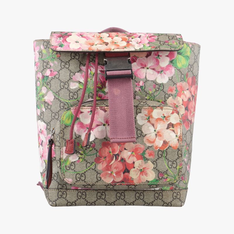 Guccigg Blooms Beige And Multicolor PVC Coated Canvas 410544 D018896363