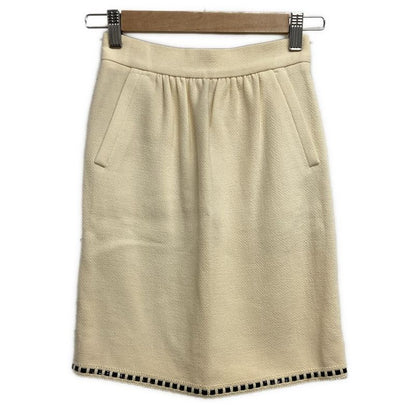 Chanel Miniskirt Size 34 S Women - 20770 Ivory And Black