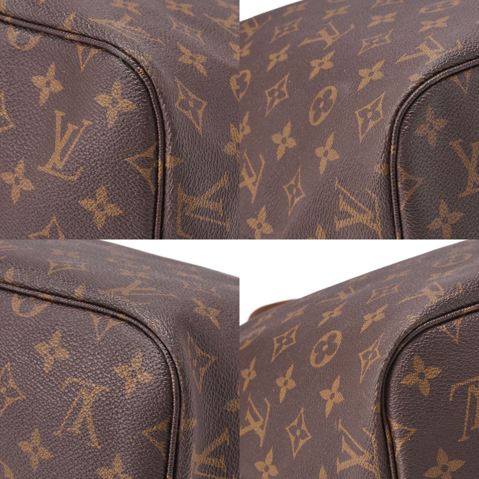 Louis Vuitton Monogram Neverfull MM Brown M40156 (gold Hardware) Tote Bag (gold