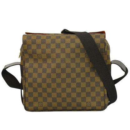 Authentic Louis Vuitton LV Naviglio Damier Ebène Shoulder Bag Messenger Bag