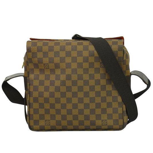 Authentic Louis Vuitton LV Naviglio Damier Ebène Shoulder Bag Messenger Bag