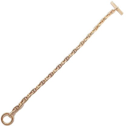 Hermes Chaine D'ancre T PM 750pg Bracelet 26 Frames Pink Gold 16cm