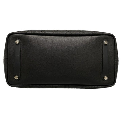 Dior/christian Dior Tote Bag Panarea Black Logo Charm None Leather