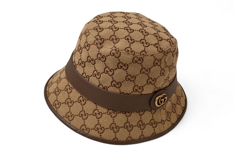 Gucci Hat Gucci GG Canvas Fedora Hat 576587 4hg62 2564 M Size 58cm (22.83in)