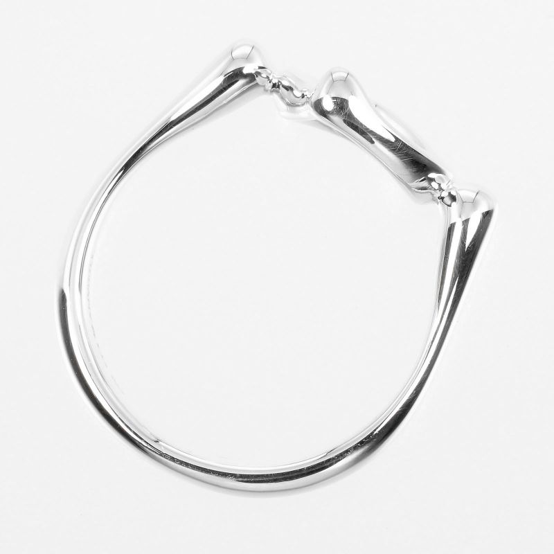 Tiffany & Co Open Heart Silver 925 Size 8 Ladies 2.5g Ring