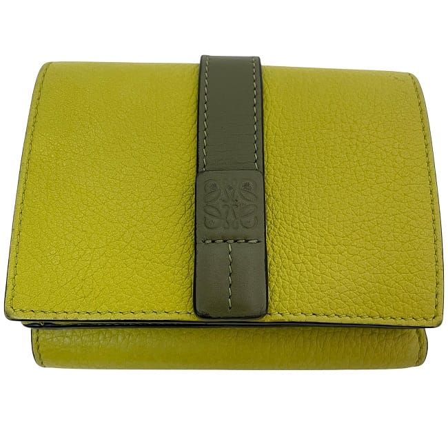 Loewe Trifold Wallet Trifold Wallet Green Anagram