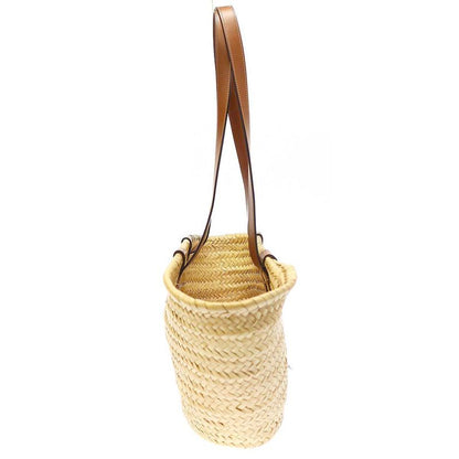 Celine Triomphe Medium Classic Pannier Basket Tote Bag Beige Brown