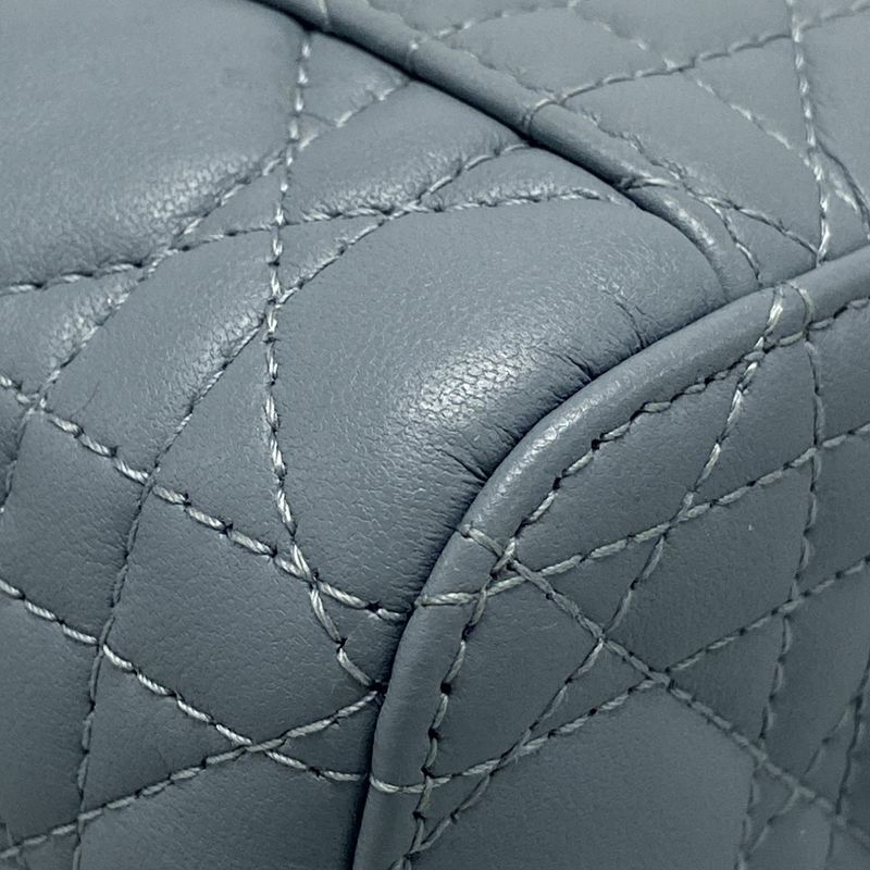 Dior/christian Dior Vanity Bag Lady Dior Micro Vanity S0935onmj Blue-grey