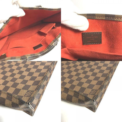 Louis Vuitton Tote Bag Sac Pla N51140 Damier Canvas Ebène Brown