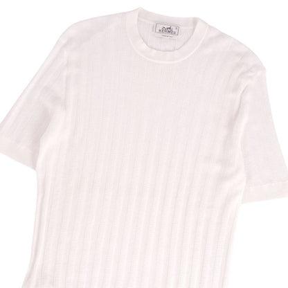 Hermes Knit Sweater Short Sleeves Short Sleeves Cot