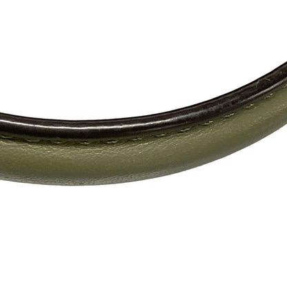 Fendi Handbag Mini Peekaboo Pocket 8bn311 Khaki Leather