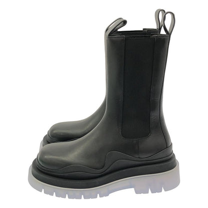 Bottega Veneta - Side Gore Tire Boots - 38 1 2 - Black Clear - Women's
